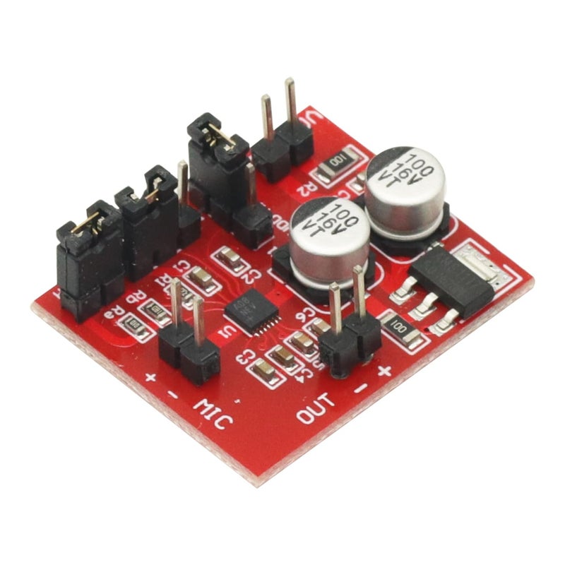 GODIYMODULES لوحة وحدة مضخم ميكروفون إلكتريت MAX9814 مع وظيفة AGC - Image 1